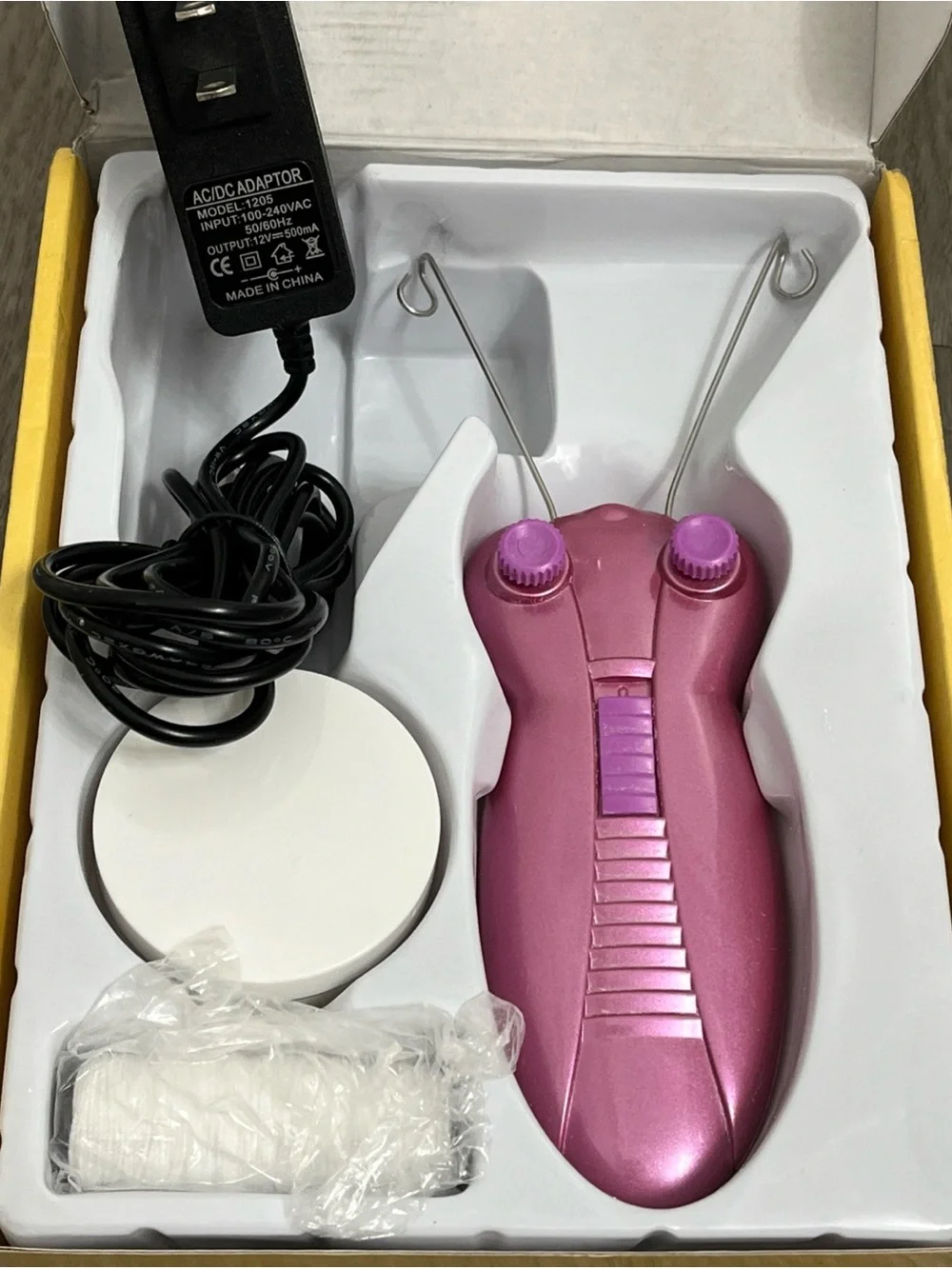 Ladies facial hair remover epilator facial threading